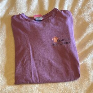 Simply Southern Short Sleeve Tee in Purple